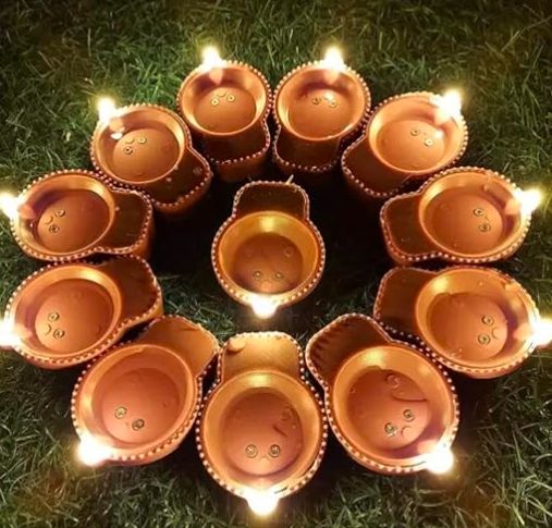 Water Diyas for Decoration | Kids & Pets Friendly