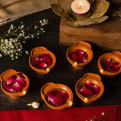 Water Diyas for Decoration | Kids & Pets Friendly
